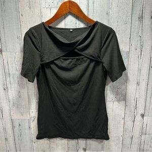 Lily’s Women’s Blouse Top Size L Surplice NEW # E208